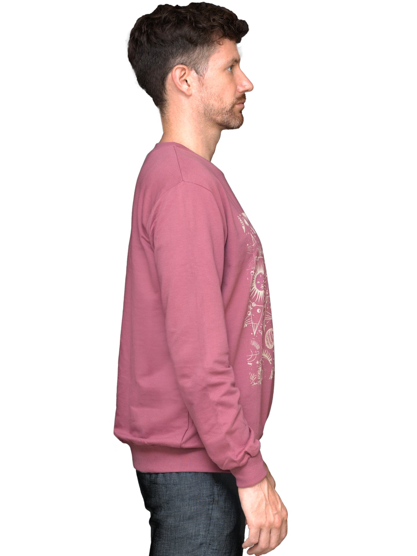 DYOGIQ® - Cosmos Unisex Rust Rose Sweatshirt