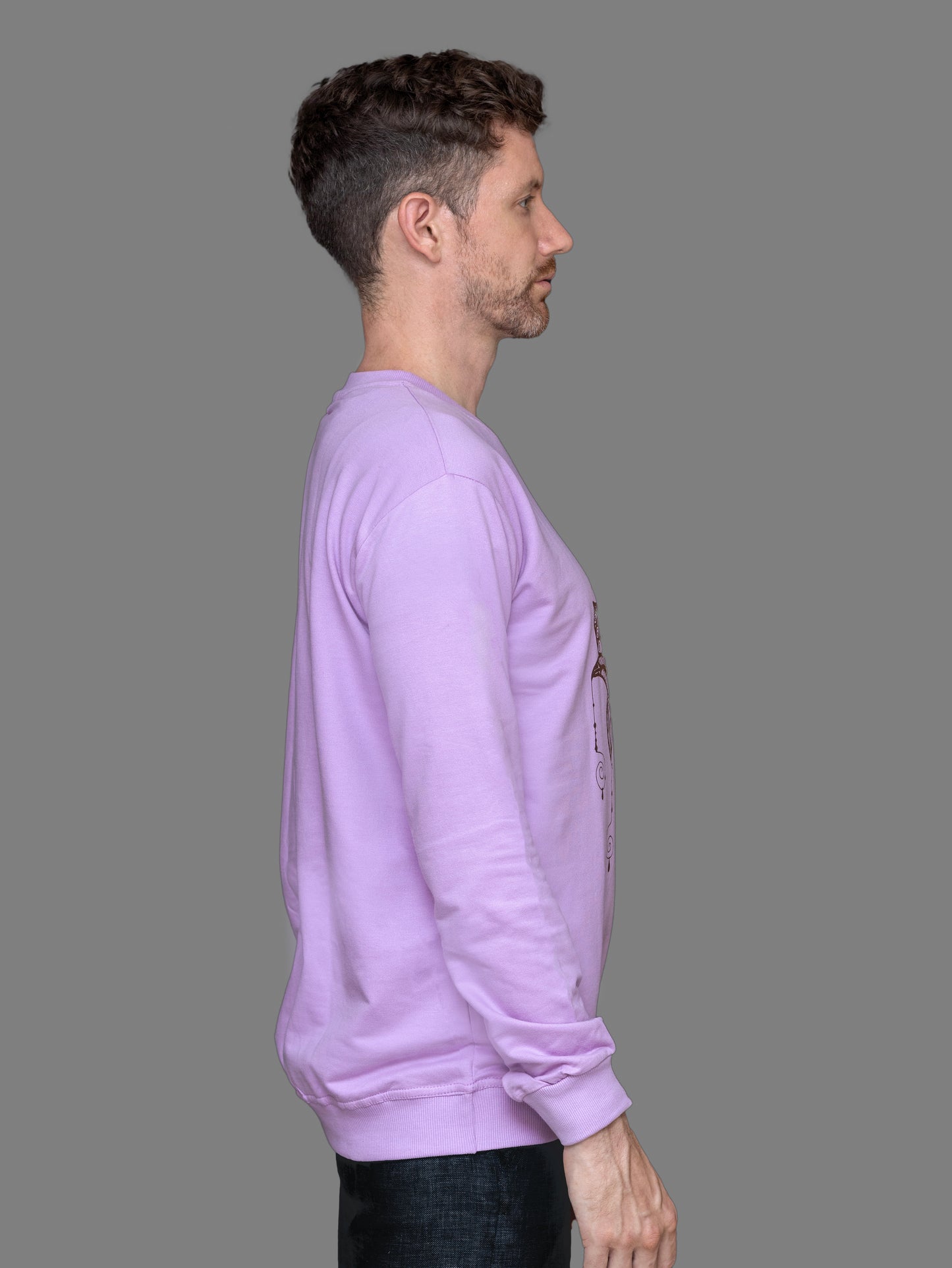 DYOGIQ® - Divine Eye Unisex Lavender Sweatshirt