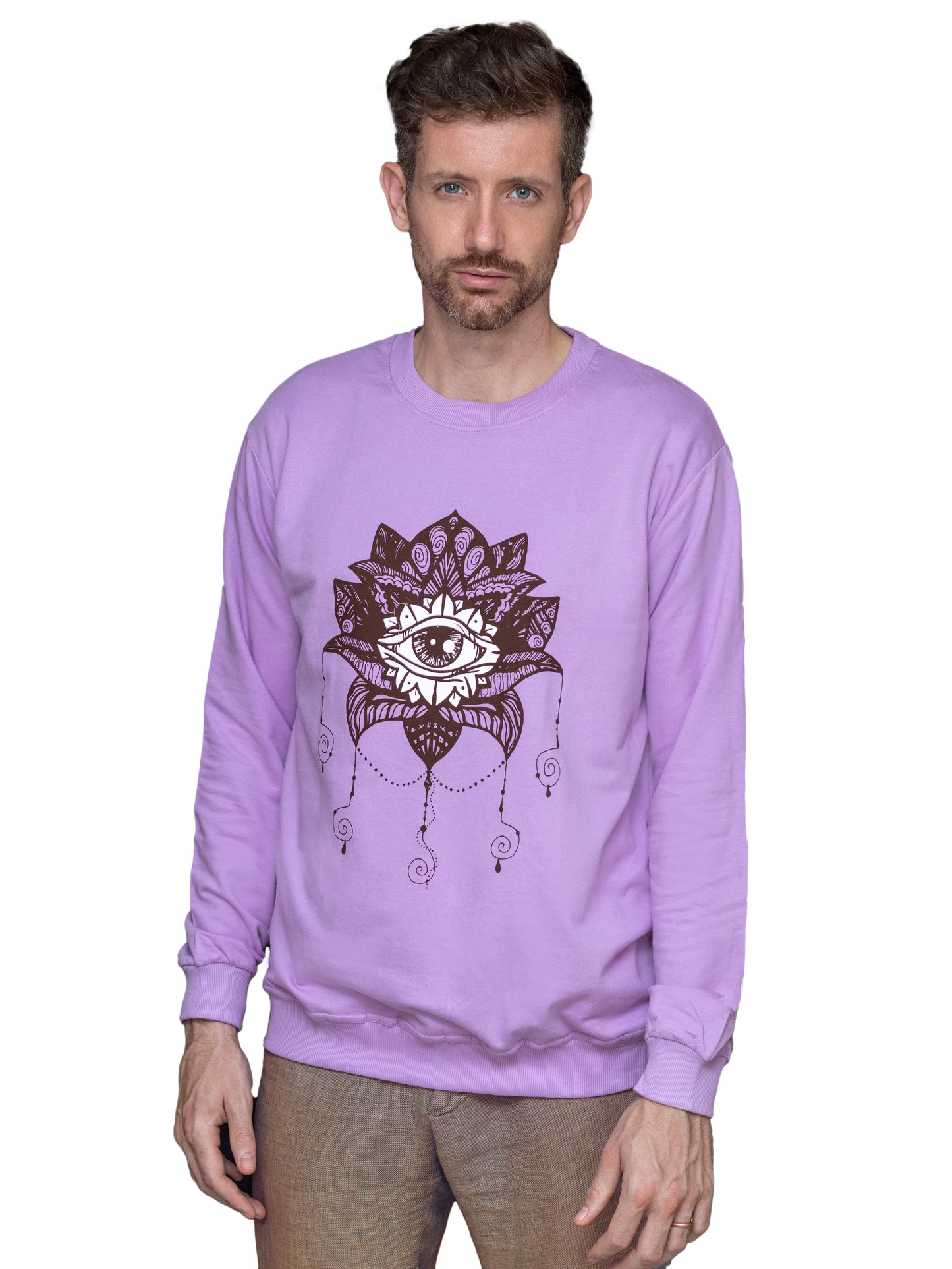 DYOGIQ® - Divine Eye Unisex Lavender Sweatshirt